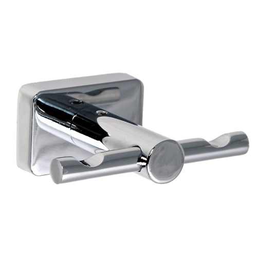 Bathroom Hook, Gedy 6626-13, Chrome Double Hook 6626-13